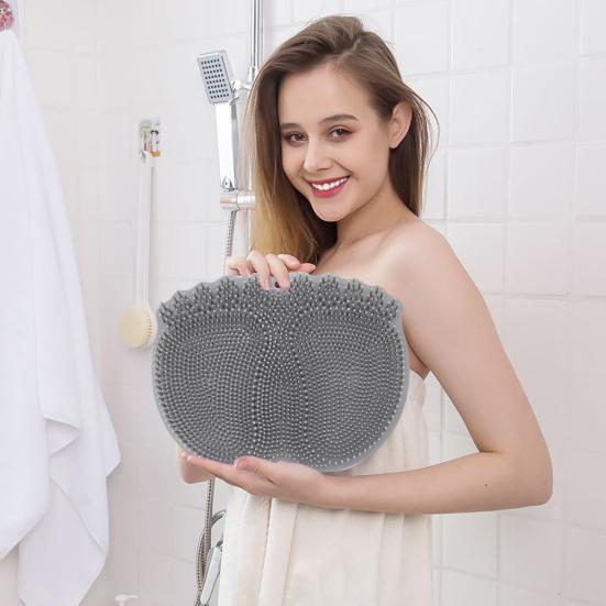 Massage Foot Mat with Deep Cleansing Massage Bristles Dual-Purpose Foot Scrub Bath