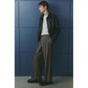 H M Tailored Trousers Loose Fit Dark Beige