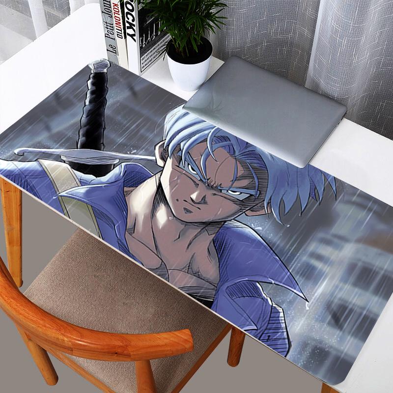 DBZ Dragon Ball Trunks Mouse Pad Anime Gaming Accessories Mousepad Gamer PC Completo Computer Keyboard Desk Mat Varmilo Table