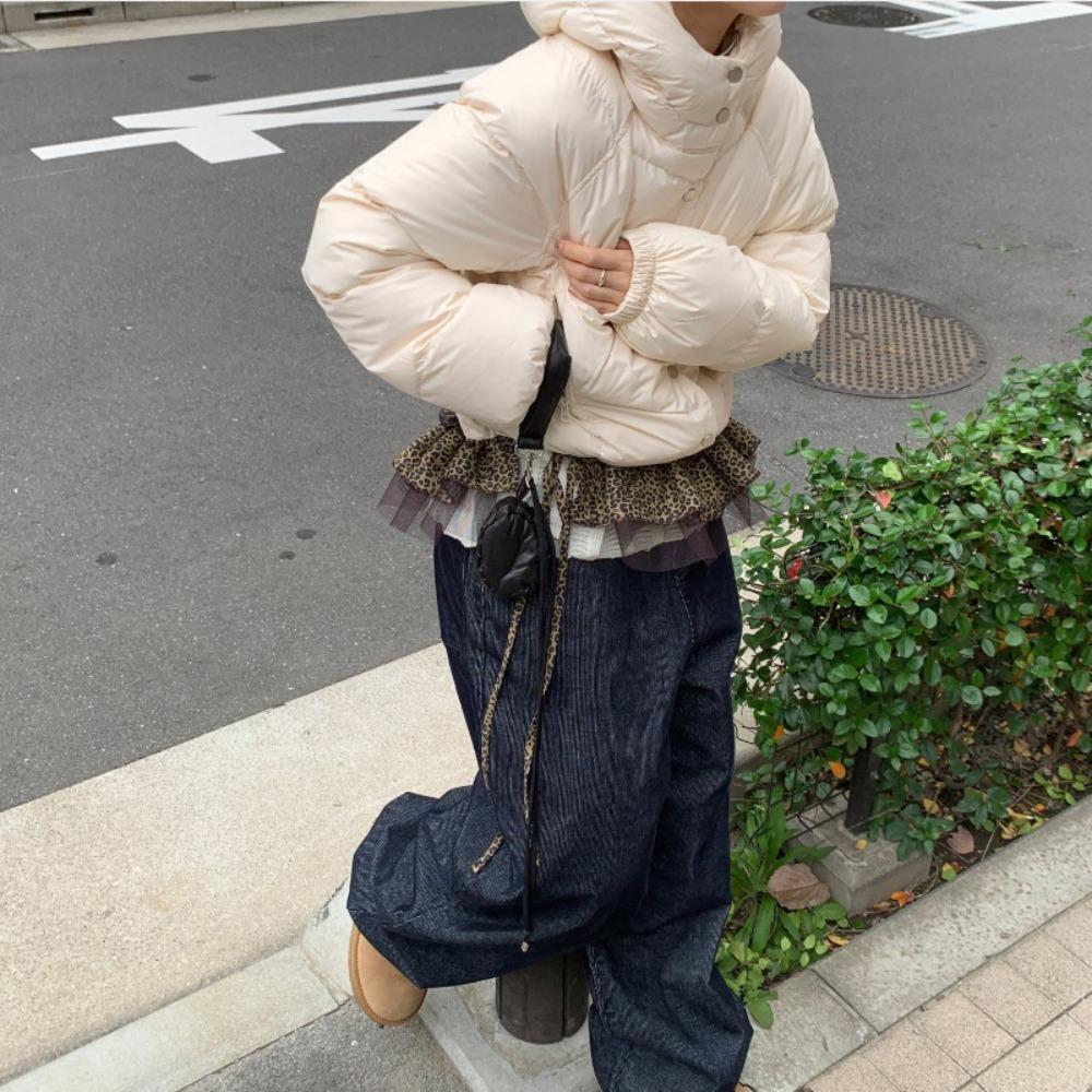 Сладкая юбка-хип-скарф с леопардовым принтом, хип-хоп, многослойные наряды, пояс, аксессуары для талии