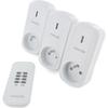 CHACON Set of 3 On/Off Sockets + Remote Control 3680 W - FR