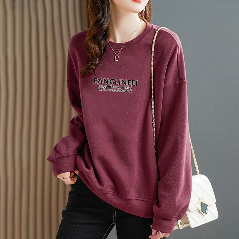 Весенне-осенний женский пуловер, толстовка с теплым низом и верхом, свободная толстовка с капюшоном для женщин