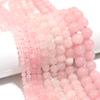 Pink Quart Crystal Jewelry 4-12mm Stones Loose Beads Series DIY Charms Bracelet Necklace Anklet Accessories