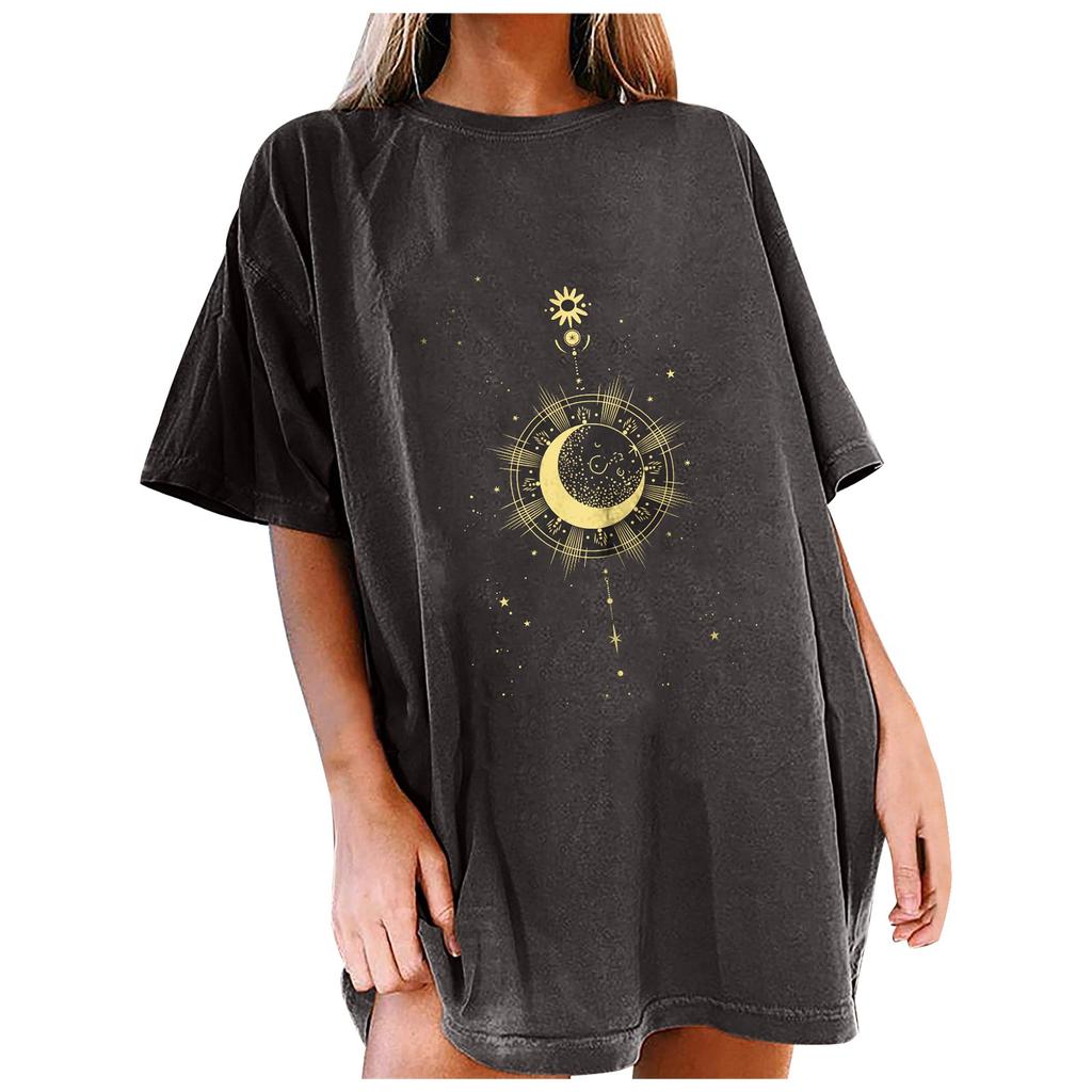 Женская винтажная повседневная блузка с короткими рукавами и принтом и короткими рукавами