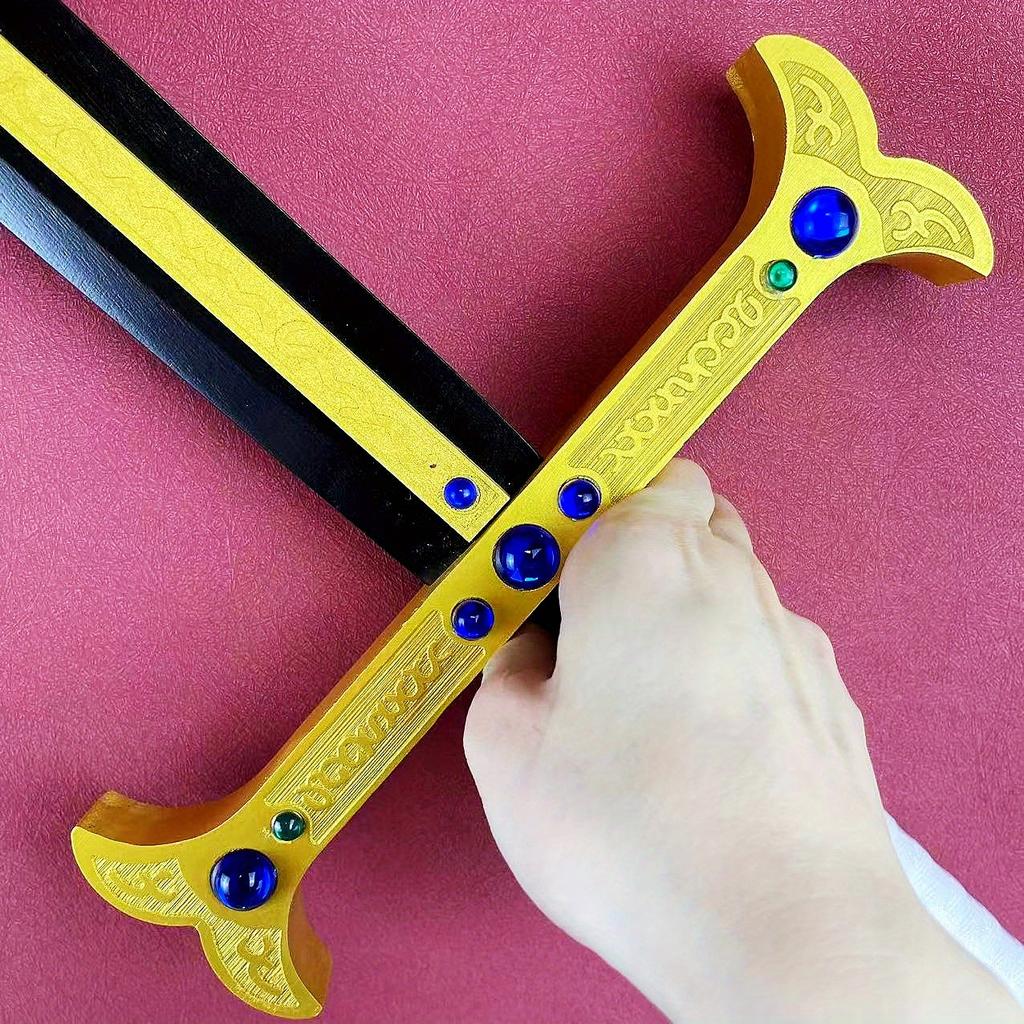 43inch Dracule Mihawk Katana Eagle Sword Wooden Ninja Knife Anime Cosplay Prop Real Full Size Japanese Katana Samurai Sabre Toy