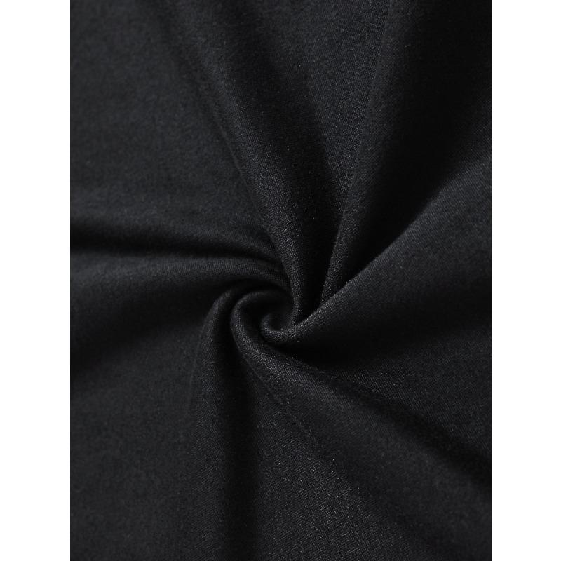 Женская свободная футболка черного цвета с принтом «Счастливый плюшевый мишка» для повседневной носки