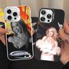 Чехол для телефона певицы Сидни С-Суини Для IPhone 17 16 15 14 13 12 11 Pro Max Plus Цвет Серебристый Чехол