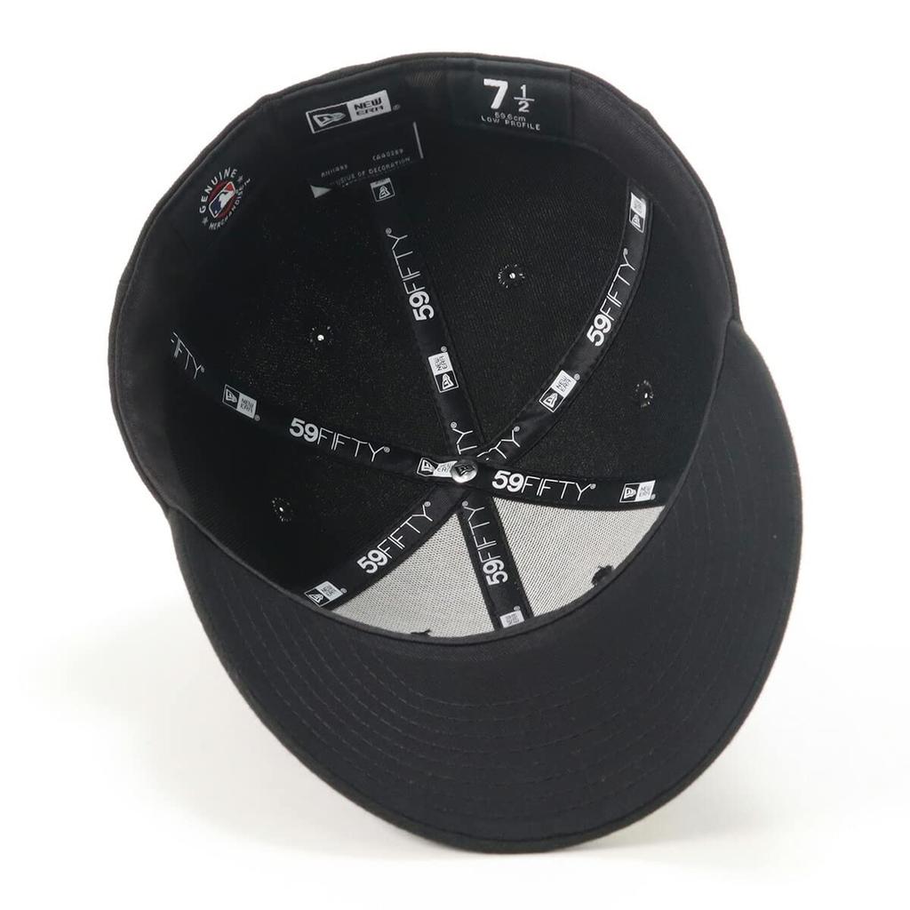 [New Era] Кепка Низкопрофильная Шляпа NY Черно-Белая 7 34 LP5950 NEYYAN BLK SWHI 23J