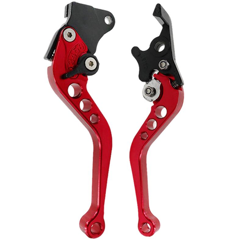 Рычаги сцепления для мотоцикла, 2 шт., рычаг сцепления из алюминиевого сплава, регулируемый, устойчивый к ржавчине, рычаг тормоза для мотоцикла, прозрачное переключение передач
