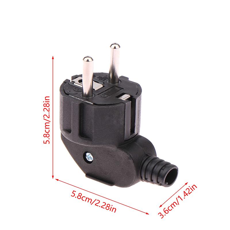 Адаптер штепсельной вилки ЕС 16A огнестойкий штекерный разъем для замены розеток переменного тока, электрическая розетка Schuko для удлинительного кабеля питания