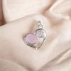 Rose Chalcedony Gemstone 925 Sterling Silver Statement Jewelry Women's Pendant CP-3-16