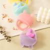 1PC Baby Silicone Teether Dustcover Cartoon Duck Shape Teether Toys Solid Color Baby Accessories Nursing Baby Items