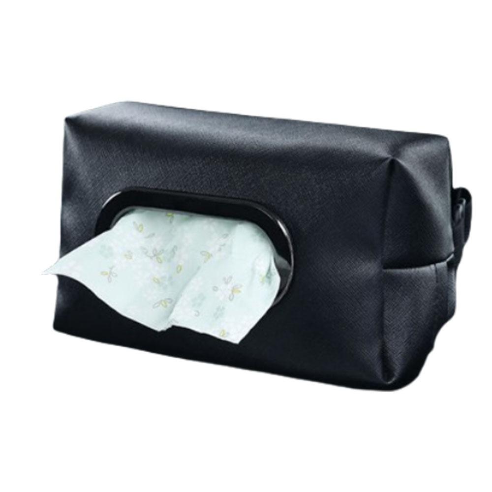 Practical Car Tissue Holder PU Leather Automotive Napkin Holder Gift Tissue Storage Box  Car Seats