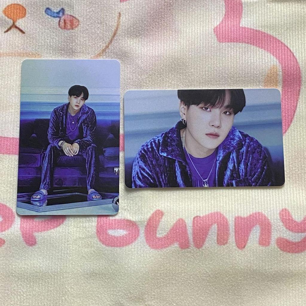 [USED] BTS Lucky Drop BE Unreleased Korea Exclusive Yoongi & Suga Trading Cards (2 Cards)