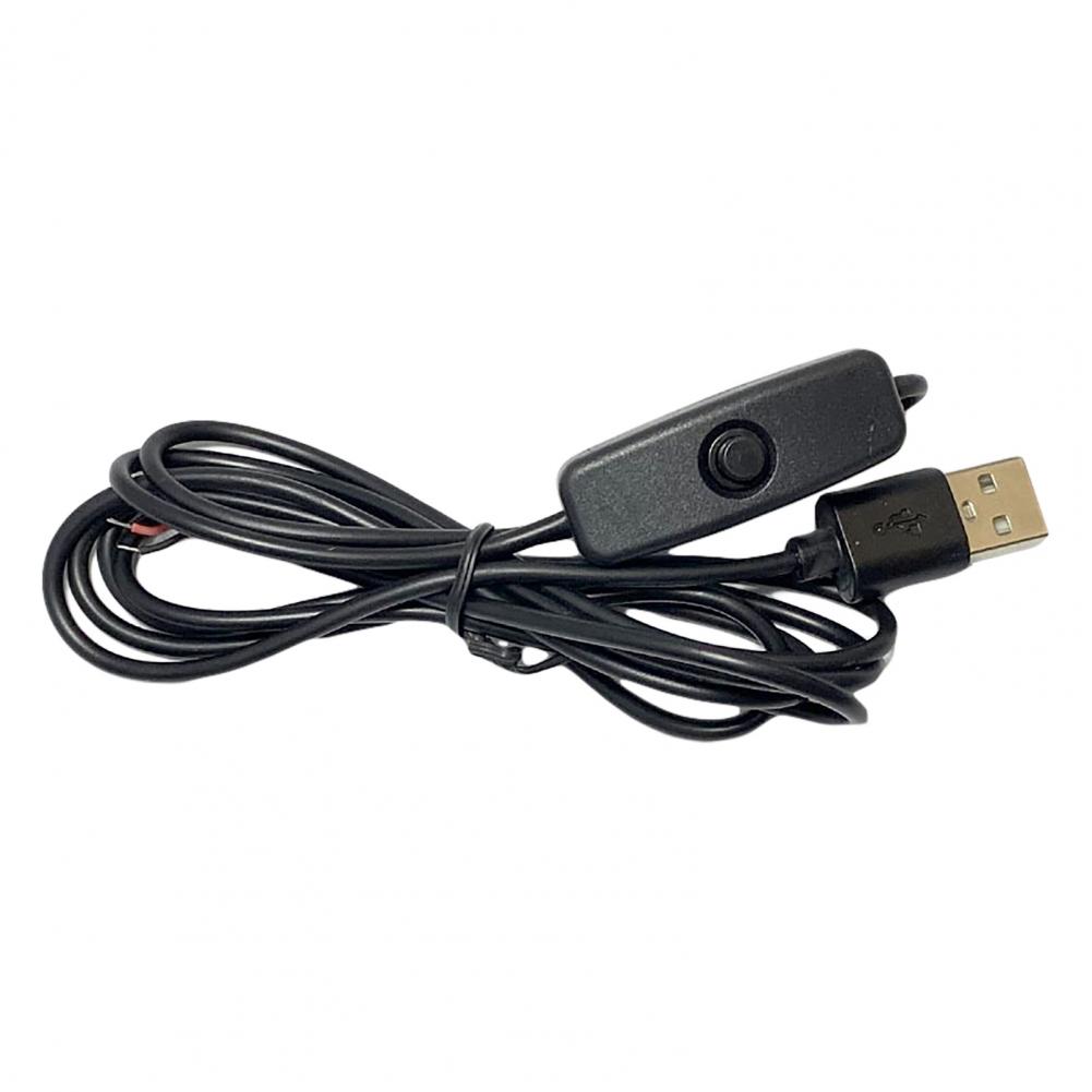 1M Extension Cord Switching Power Cord Insulated Plug Play LED Lamp USB Extension Switching Power Wire