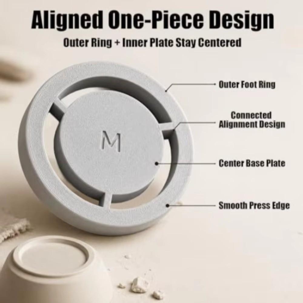 Lightweight Pottery Foot Ring Template PLA Pottery Foot Molder Pottery Making