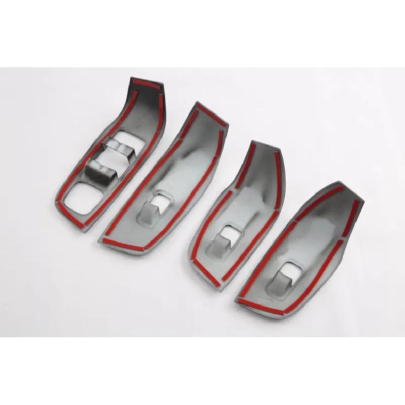 For MG HS 2018 ABS Carbon Fiber Door Window Lift Control Button Switch Panel Cover Trim Car Accessories