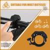 Bicycle Bell with Washers Wrench Lightweight 85dB Crisp Loud Sound Universal MTB