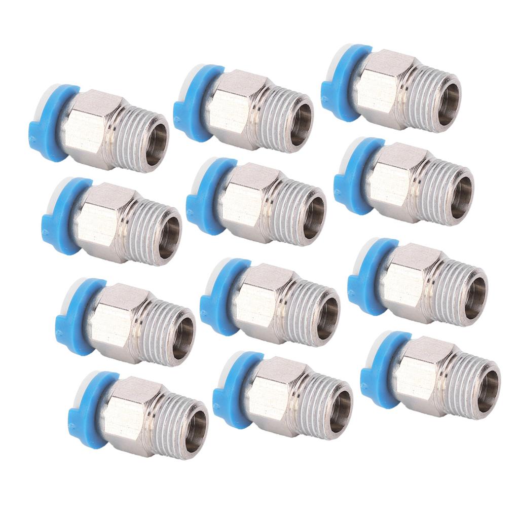 12Pcs Pneumatic Fitting Push Connector 3D Printer Extruder Accessories CR10 M10 Thread