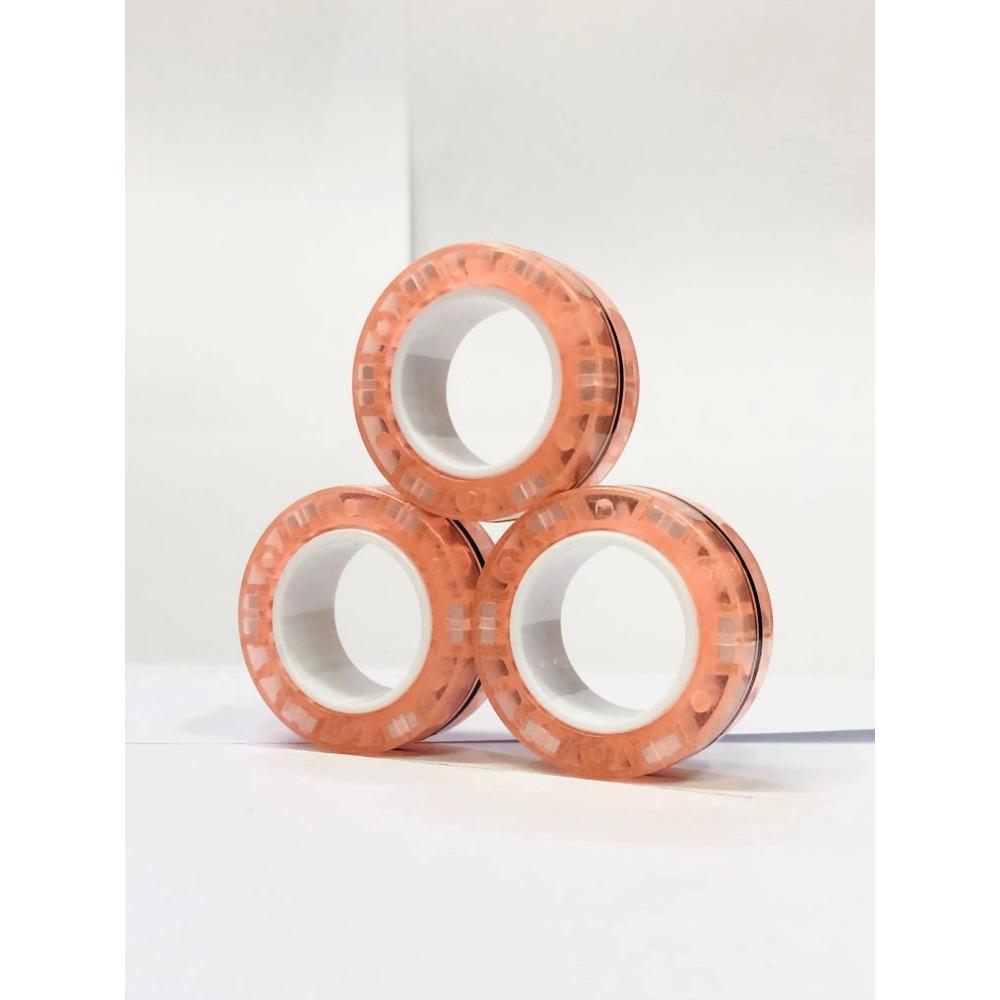 3 шт. Магнитные кольца на пальцы Разноцветный набор спиннеров для снятия стресса и тревоги