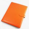 Custom Logo A4 Size PU Leather File Folder Portfolio Binder with Magnetic Buckle Clip for School and Document Use