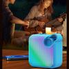 Мини Портативная Беспроводная Звуковая Колонка с Лампой Атмосферы Музыкальный Плеер Путешествия На Открытом Воздухе