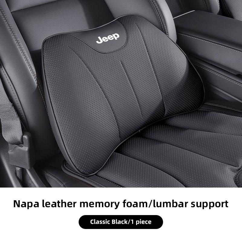 AFV1 Neck Pillow Headrest Pillow Car Seat Neck Rest Accessories For Jeep Renegade Wrangler JL JK Gladiator Willys Liberty Trail Hawk