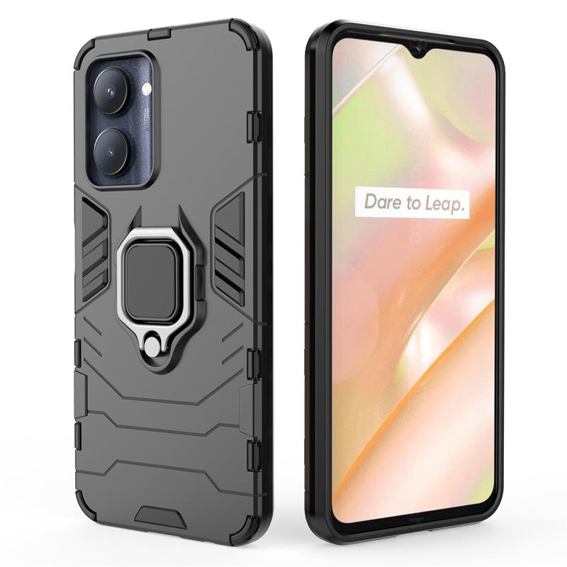 Подходит для OPPO Realme 11pro Креативный противоударный чехол-кольцо для Realme C11 Чехол для мобильного телефона Panther