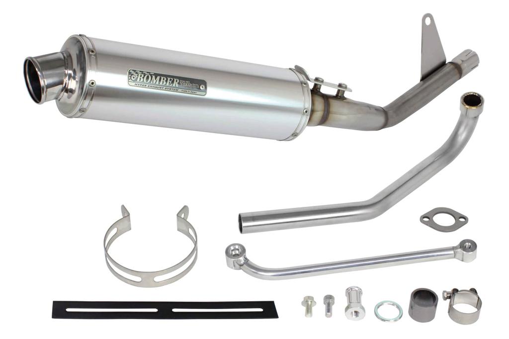 Специальные детали глушитель бомбардировщика TAKEGAWA Up Type Super Cub Cub 110 Silver 110/Cross 04-02-0370