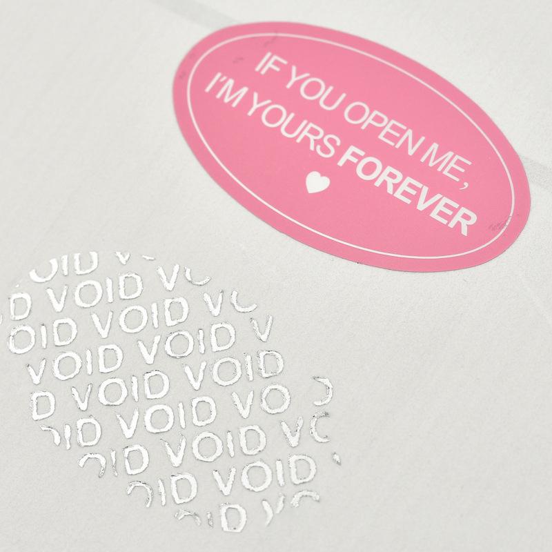 100 шт., гарантийная защитная наклейка, защитная печать, хрупкая бумага, защита от несанкционированного доступа, гарантия, пустая этикетка, клейкая этикетка Guanante