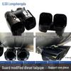 Suitable for Guardian Diesel Edition, Square Four-Outlet Tailpipe (90/110/130 First & Second Gen Exhaust)
