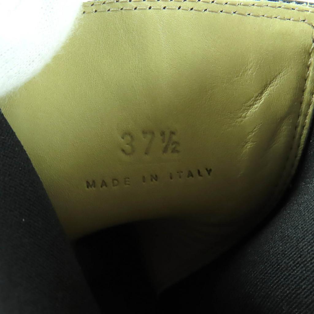 Безупречные ботильоны BOTTEGAVENETA FLASH из черной и зеленой кожи Женские 37,5 Б/у