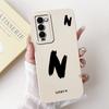 Для Tecno Camon 18 CH6 CH6n 18P CH7 Чехол Techno Camon 18T Чехол Простой Модный Дизайн с Узором из Букв Силиконовый Ударопрочный Бампер
