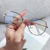 Cat Glasses Frame Plain Flat Glasses Anti-Blue Light Glasses Frame Myopia Glasses Can Be Matched With Degree Black Frame Glasses