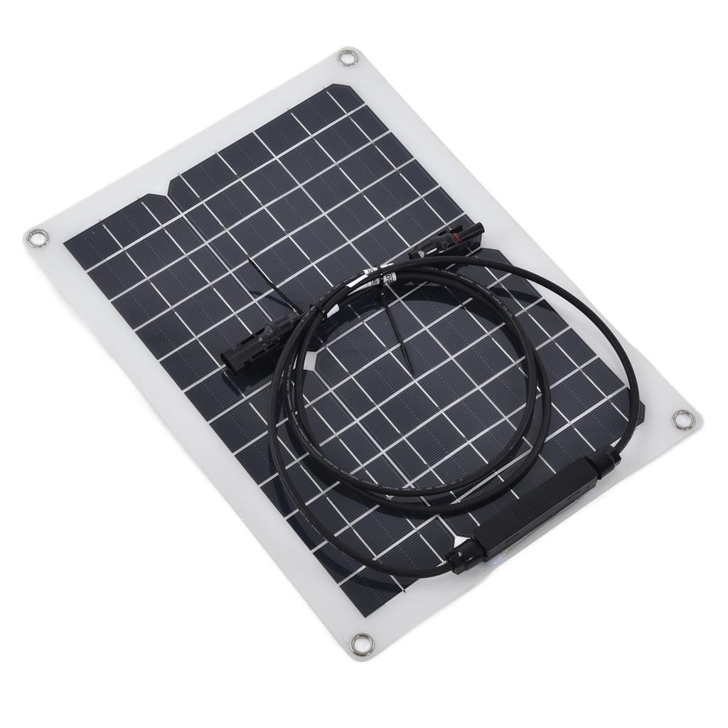Solar Panel High Conversion Efficiency 15W 40A Low Light Efficiency Light High Stability Battery