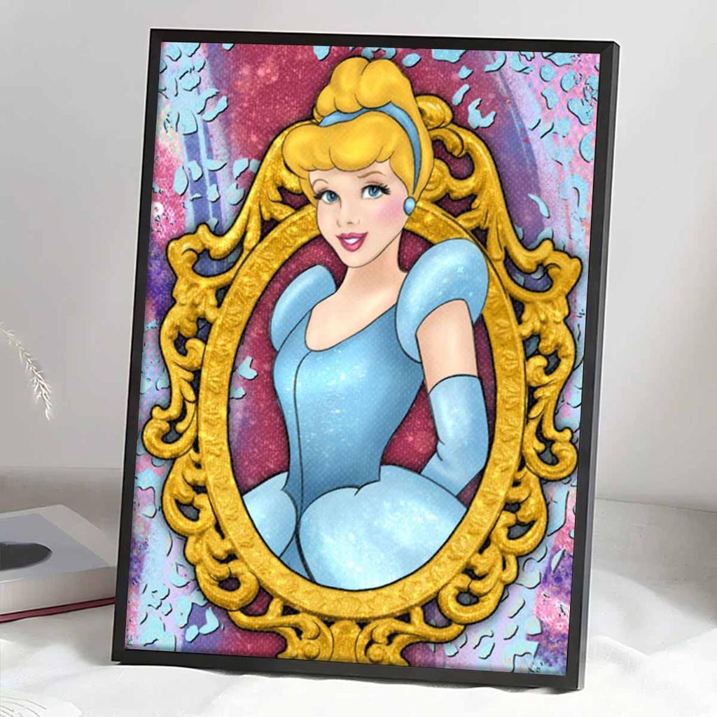 DIY Diamond Painting Beautiful Princess Cross Stitch Kit Mosaic Art Diamond Painting Full Circle Diamond Home Decoration
