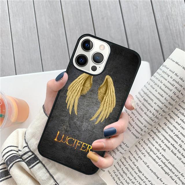 Чехол-ракушка Люцифер Морнингстар для iPhone 17 Air 15 16 14 13 12 Pro Max 11 Pro Max Plus Чехол для телефона