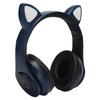 Беспроводная гарнитура B39 в форме кошачьих ушек Bluetooth Милые игровые наушники для музыки дома и спорта Синий