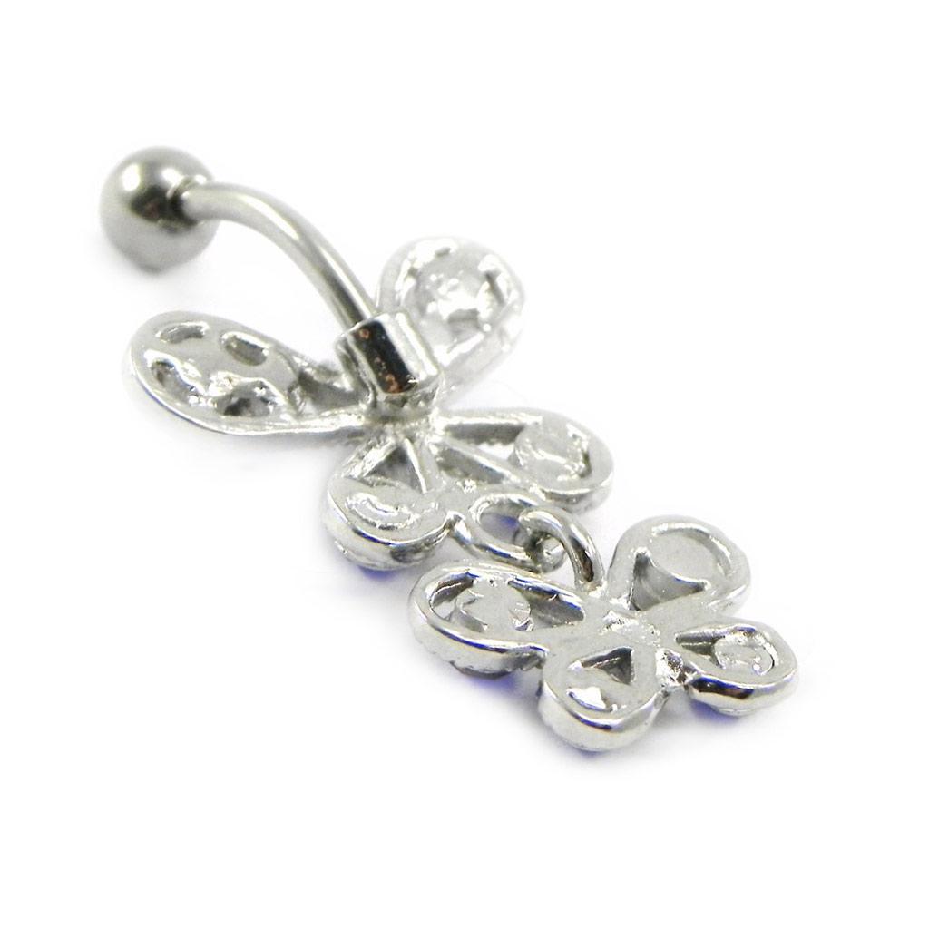 Les Trésors De Lily [I1198] - Body Piercing 'Butterflies' Blue