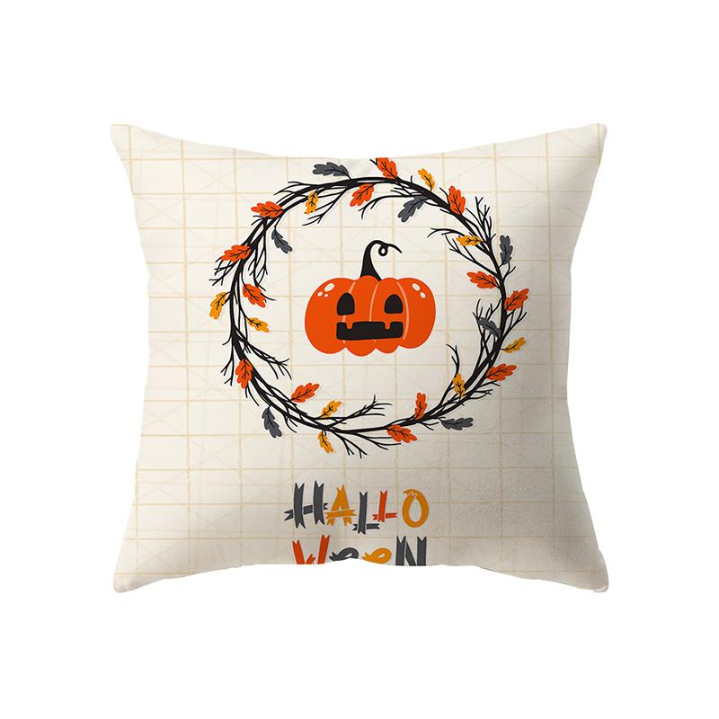 Коллекция черепов и тыкв на тему Хэллоуина, наволочка для дивана, праздничный подарок, декор для вечеринки, дом
