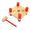Деревянная игрушка-молоток, безопасная деревянная сглаживающая интерактивная скамья-игрушка с молотком для детей