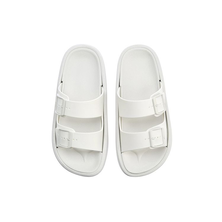 Li-Ning Сандалии женские бесшумные дышащие EVA с противоскользящим покрытием, белые AGAP006-1