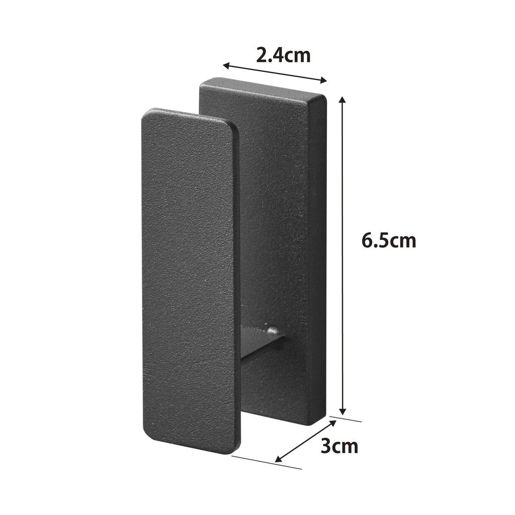 Yamazaki Tower Wall Set of Compatible with Includes Drywall Tweezers and Wood X D3 X Wall Inconspicuous Product Number 1689 Hooks, 3, Drywall, Screws,