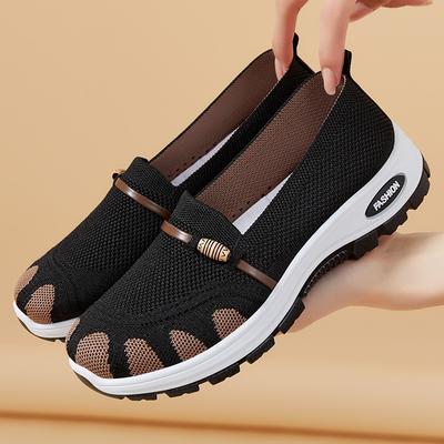 Женская обувь мягкая подошва не устают ноги лето новая обувь женская универсальная повседневная обувь старые пекинские тканевые туфли женская обувь для мамы