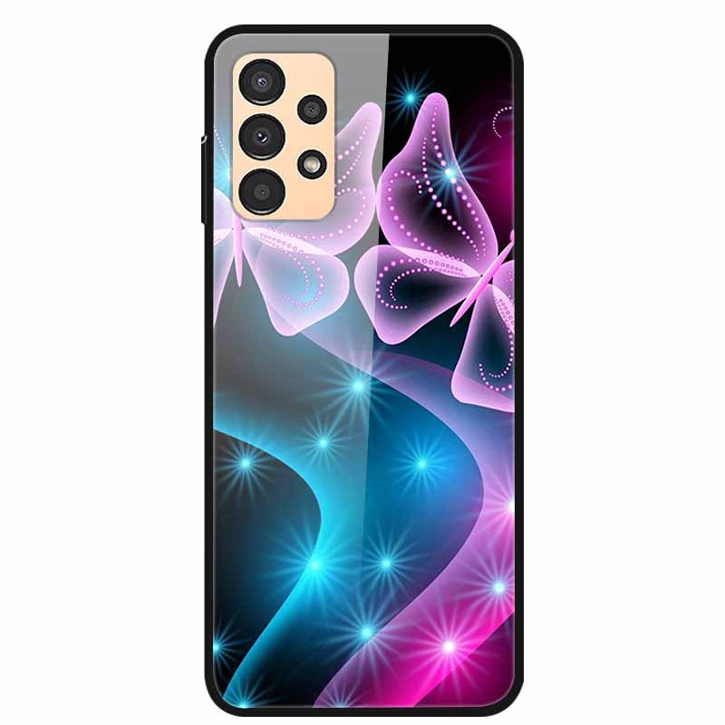 Чехол для Samsung A53 5G 2022 Мраморное Закаленное Стекло Жесткая Задняя Крышка для Samsung Galaxy A33 A73 5G Чехлы для Телефона Защитные Fundas