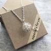 Retro and Beautiful Dandelion Necklace Plant Dried Flower Glass Ball Pendant Men's and Women's Collarbone Sweater Chain with Accessories