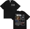 Rapper B10 Byayan Bueriberi Tour 2025 T-shirts Men Fashion Hip Hop Pop Music T Shirt Male High Quality Cotton Oversized T-shirt