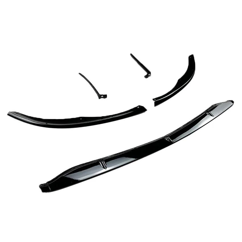 Car Front Bumper Lip Diffuser Spoiler For Mercedes-Benz C-class W205 C205 C63 AMG C63 & AMG S 2015-2022 Body Kits Tuning