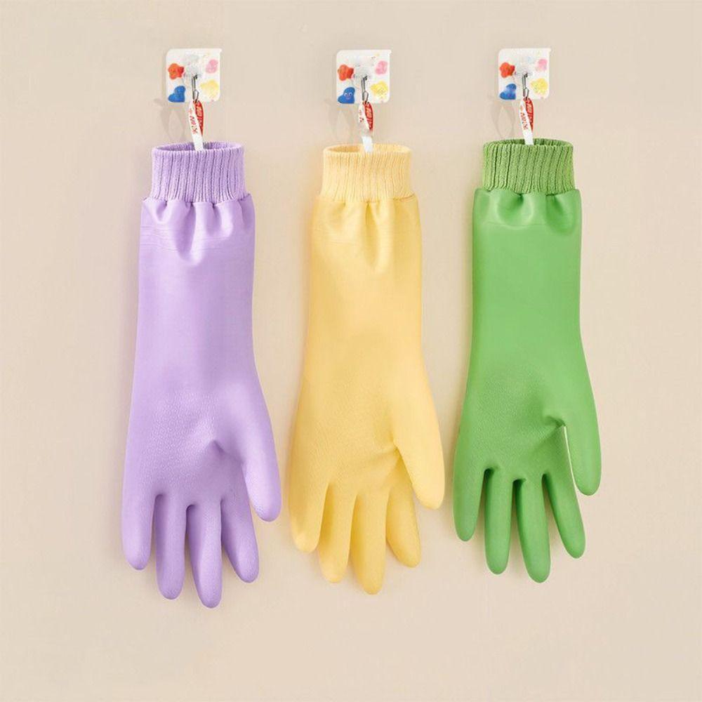 Tear-resistant Dishwashing Gloves Waterproof Housekeeping Gloves Cleaning Gloves Kitchen Use