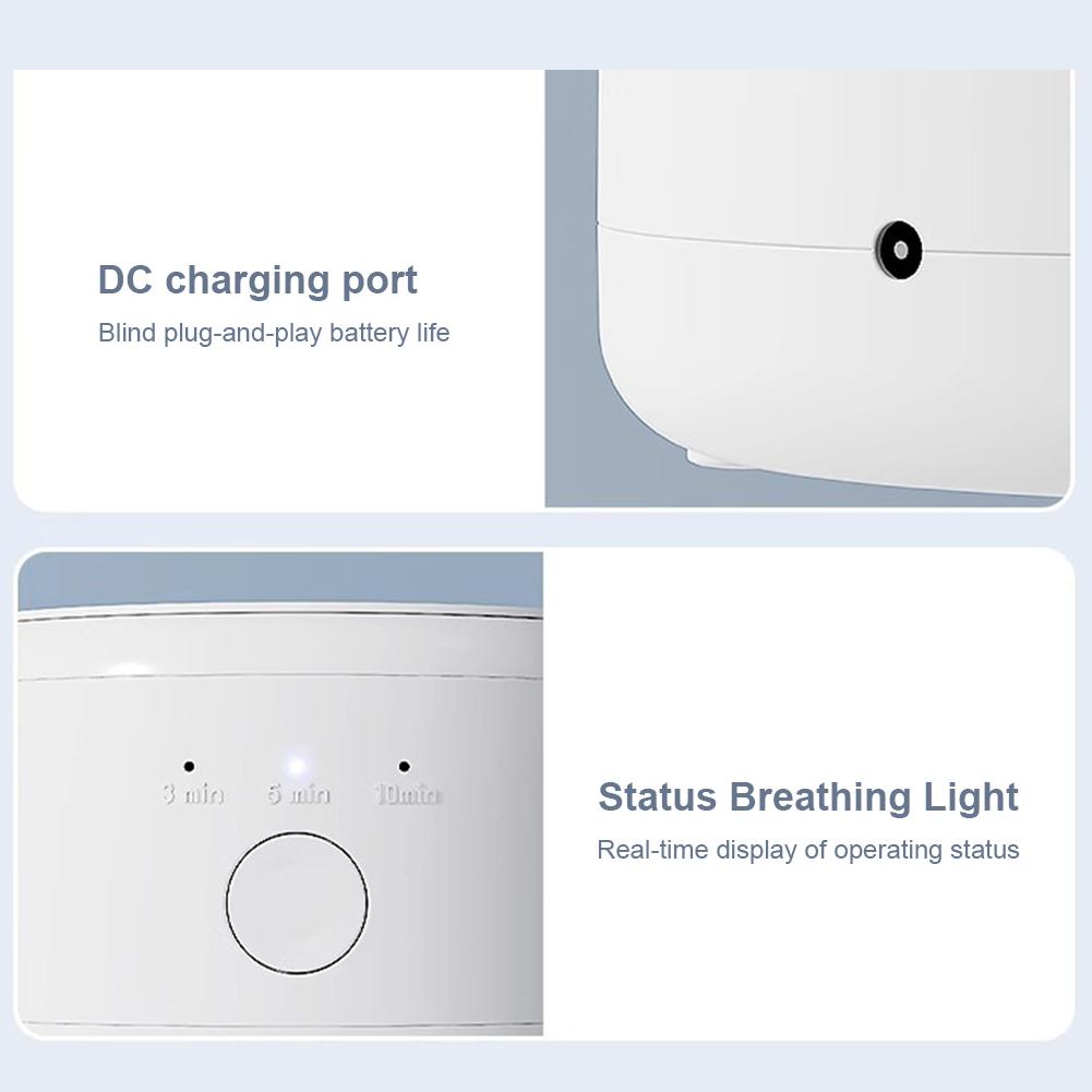 Ультразвуковой высокочастотный вибрационный очиститель Управление одной кнопкой Автоматическое очищающее устройство 3 скорости Таймер для дома, офиса, путешествий